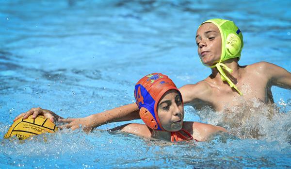 Grote foto voordeelbundel 10 prijs waterpolo ball turbo kap7 yellow sport en fitness overige sport en fitness