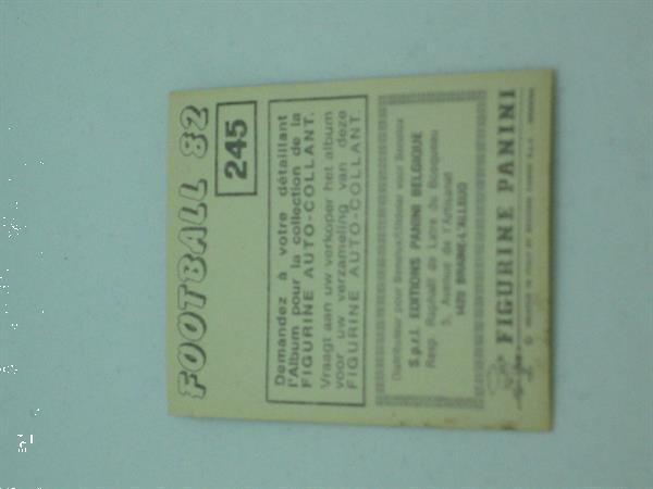 Grote foto r.w.d. molenbeek rene desaeyere nr 245 1982 verzamelen stickers