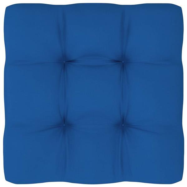 Grote foto vidaxl coussin de canap palette bleu royal 58x58x10 cm huis en inrichting woningdecoratie