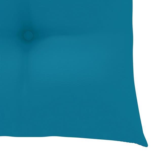 Grote foto vidaxl coussins de chaise 2 pcs bleu clair 50x50x7 cm tissu huis en inrichting woningdecoratie