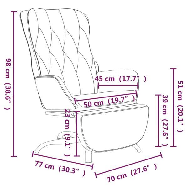 Grote foto vidaxl chaise de relaxation avec repose pied bordeaux simili huis en inrichting stoelen