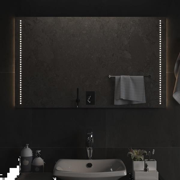 Grote foto vidaxl miroir led de salle de bain 60x100 cm huis en inrichting woningdecoratie