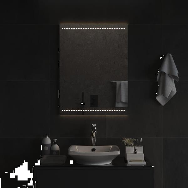 Grote foto vidaxl miroir led de salle de bain 60x80 cm huis en inrichting woningdecoratie