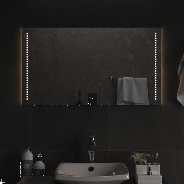 Grote foto vidaxl miroir led de salle de bain 50x90 cm huis en inrichting woningdecoratie