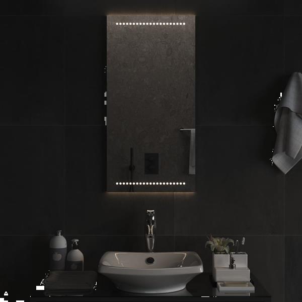 Grote foto vidaxl miroir led de salle de bain 40x80 cm huis en inrichting woningdecoratie