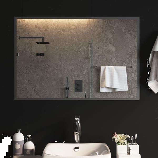 Grote foto vidaxl miroir led de salle de bain 60x90 cm huis en inrichting woningdecoratie