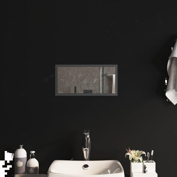 Grote foto vidaxl miroir led de salle de bain 20x40 cm huis en inrichting woningdecoratie