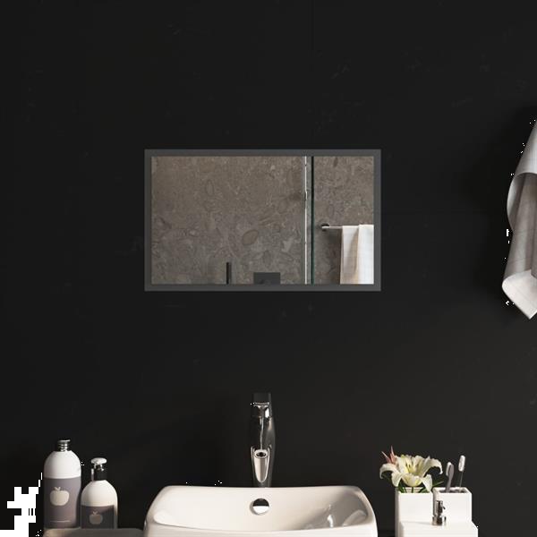 Grote foto vidaxl miroir led de salle de bain 30x50 cm huis en inrichting woningdecoratie