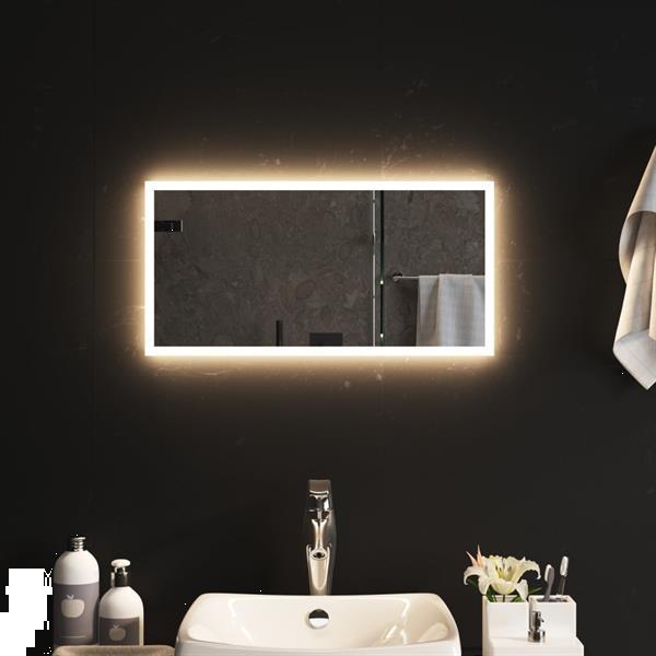 Grote foto vidaxl miroir led de salle de bain 30x60 cm huis en inrichting woningdecoratie