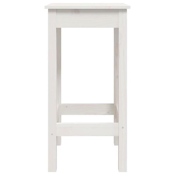 Grote foto vidaxl chaises de bar 2 pcs blanc 40x40x78 cm bois de pin so huis en inrichting stoelen