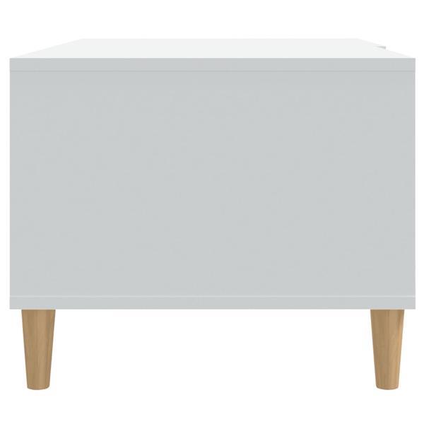Grote foto vidaxl table basse blanc 89 5x50x40 cm bois d ing nierie huis en inrichting eettafels