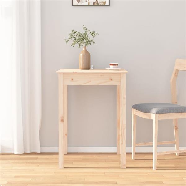 Grote foto vidaxl table manger 55x55x75 cm bois massif de pin huis en inrichting eettafels