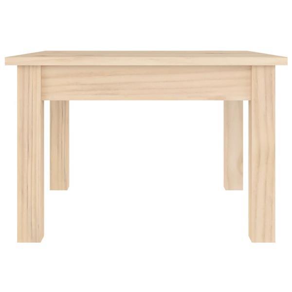 Grote foto vidaxl table basse 45x45x30 cm bois massif de pin huis en inrichting eettafels