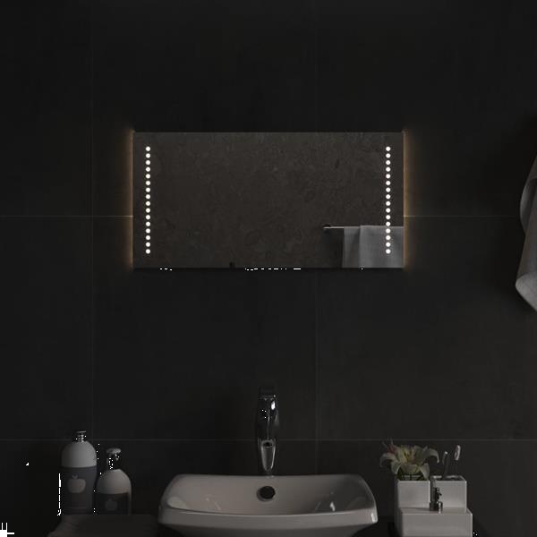 Grote foto vidaxl miroir de salle de bain led 60x30 cm huis en inrichting woningdecoratie