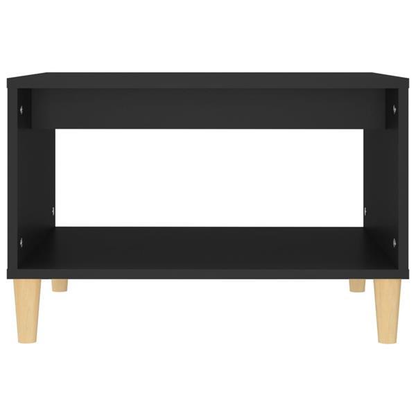 Grote foto vidaxl table basse noir 60x40x50 cm bois d ing nierie huis en inrichting eettafels