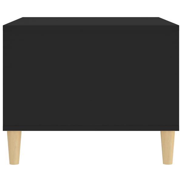 Grote foto vidaxl table basse noir 60x40x50 cm bois d ing nierie huis en inrichting eettafels