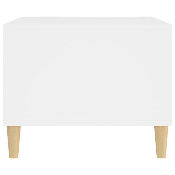 Grote foto vidaxl table basse blanc 60x40x50 cm bois d ing nierie huis en inrichting eettafels