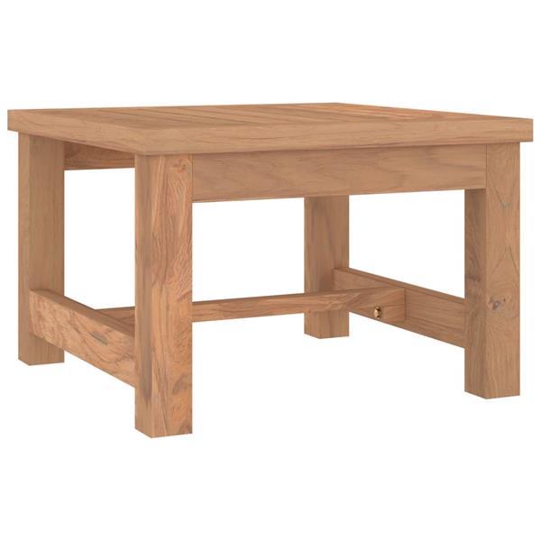 Grote foto vidaxl table basse 45x45x30 cm bois massif de teck huis en inrichting eettafels