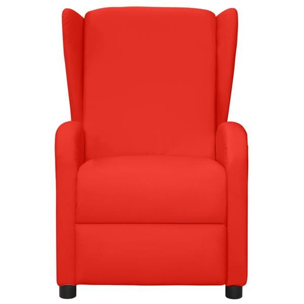 Grote foto vidaxl fauteuil inclinable lectrique oreilles rouge simil huis en inrichting stoelen