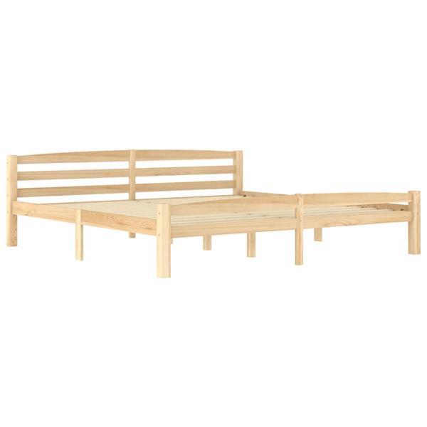 Grote foto vidaxl cadre de lit avec 4 tiroirs bois de pin massif 200x20 huis en inrichting bedden