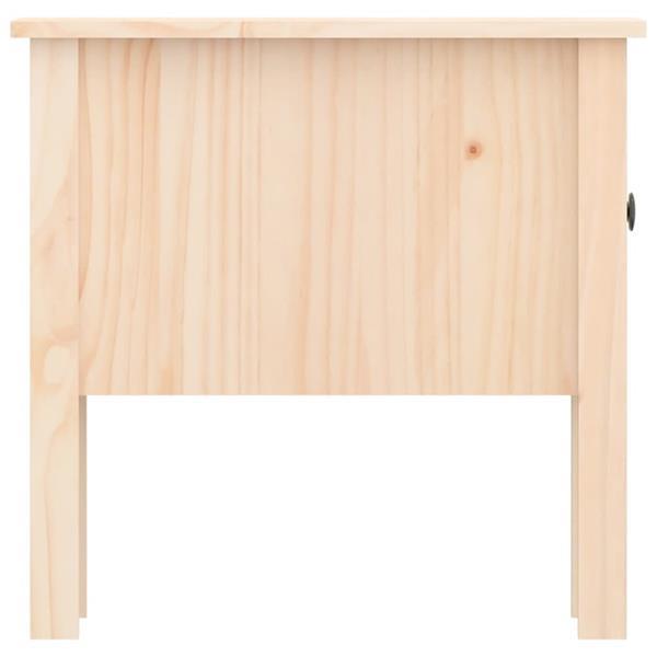 Grote foto vidaxl table d appoint 50x50x49 cm bois massif de pin huis en inrichting eettafels