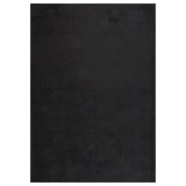 Grote foto vidaxl tapis shaggy poils longs noir 140x200 cm huis en inrichting vloerbedekking en kleden