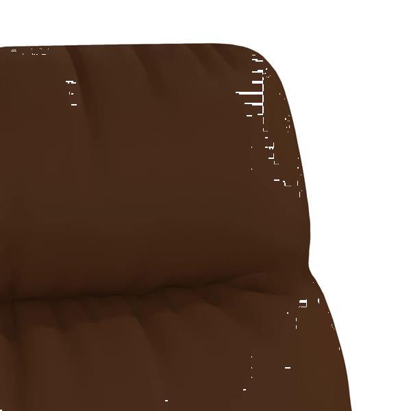 Grote foto vidaxl chaise de relaxation marron cuir v ritable huis en inrichting stoelen