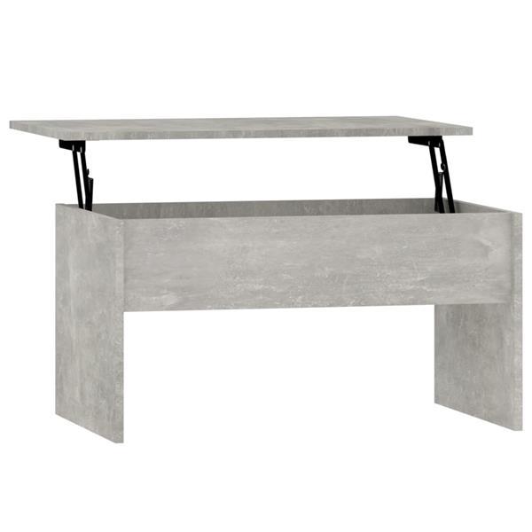 Grote foto vidaxl table basse gris b ton 80x50 5x41 5 cm bois d ing nie huis en inrichting eettafels