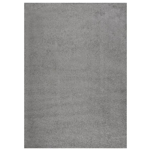 Grote foto vidaxl tapis shaggy poils longs gris 120x170 cm huis en inrichting vloerbedekking en kleden