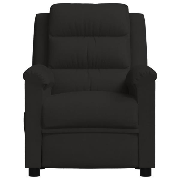 Grote foto vidaxl fauteuil lectrique de massage noir velours huis en inrichting stoelen