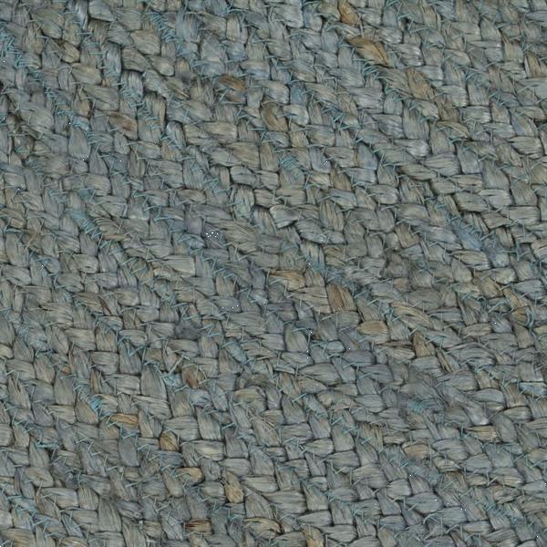 Grote foto vidaxl tapis fait la main jute rond 240 cm vert olive huis en inrichting vloerbedekking en kleden