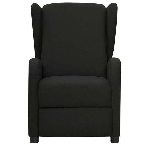 Grote foto vidaxl fauteuil inclinable lectrique noir tissu huis en inrichting stoelen