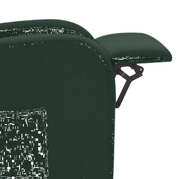 Grote foto vidaxl fauteuil inclinable lectrique vert fonc tissu huis en inrichting stoelen