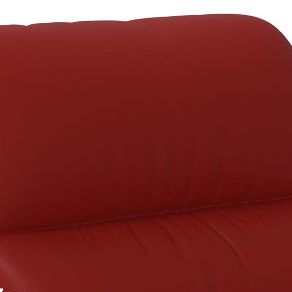 Grote foto vidaxl fauteuil lectrique de massage rouge bordeaux similic huis en inrichting stoelen