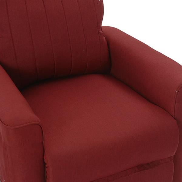 Grote foto vidaxl fauteuil inclinable lectrique bordeaux tissu huis en inrichting stoelen