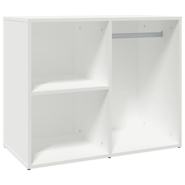 Grote foto vidaxl armoire de dressing blanc 80x40x65 cm bois d ing nier huis en inrichting overige