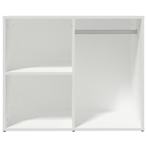 Grote foto vidaxl armoire de dressing blanc 80x40x65 cm bois d ing nier huis en inrichting overige
