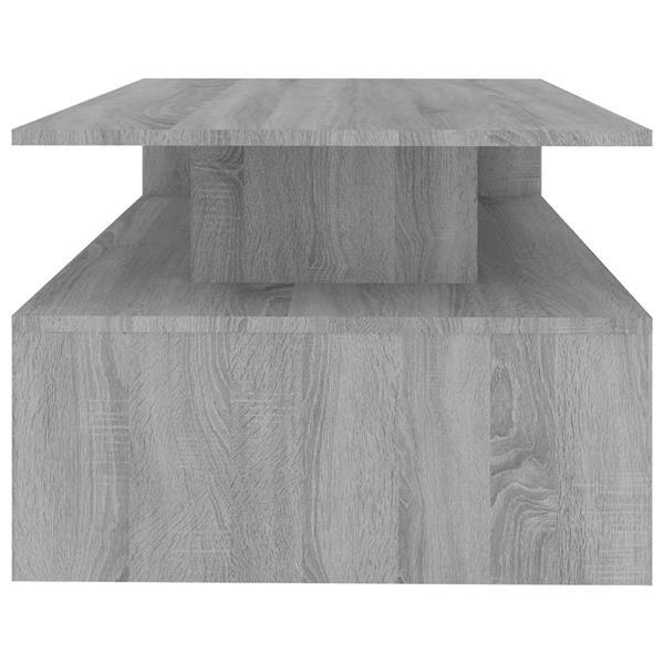 Grote foto vidaxl table basse sonoma gris 90x60x42 5 cm bois d ing nier huis en inrichting eettafels