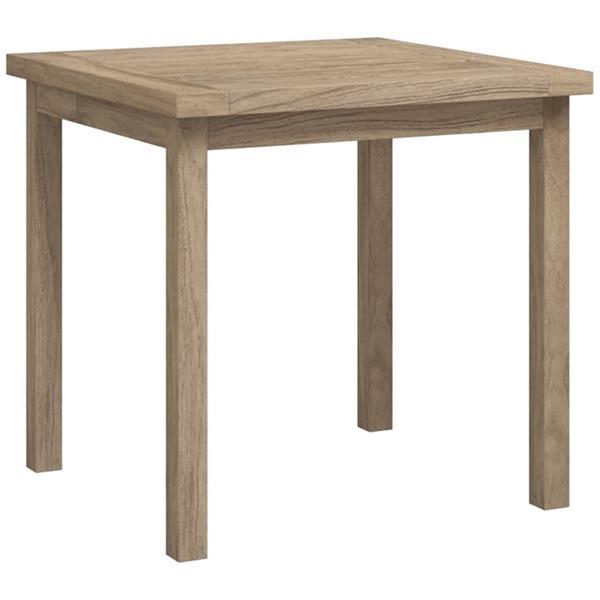 Grote foto vidaxl table d appoint 45x45x45 cm bois massif de teck huis en inrichting eettafels