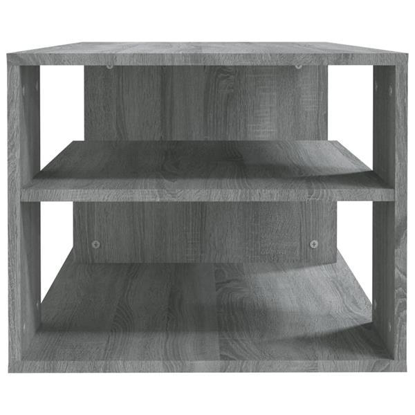 Grote foto vidaxl table basse sonoma gris 100x50x40 cm bois d ing nieri huis en inrichting eettafels