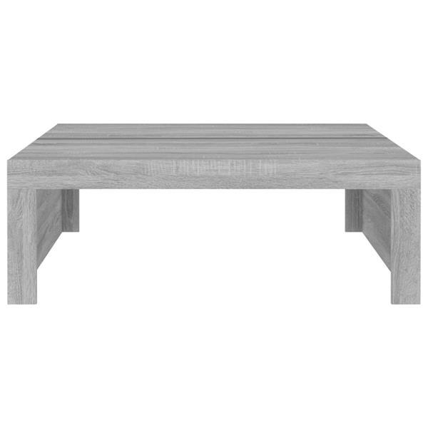 Grote foto vidaxl table basse sonoma gris 100x100x35 cm bois d ing nier huis en inrichting eettafels
