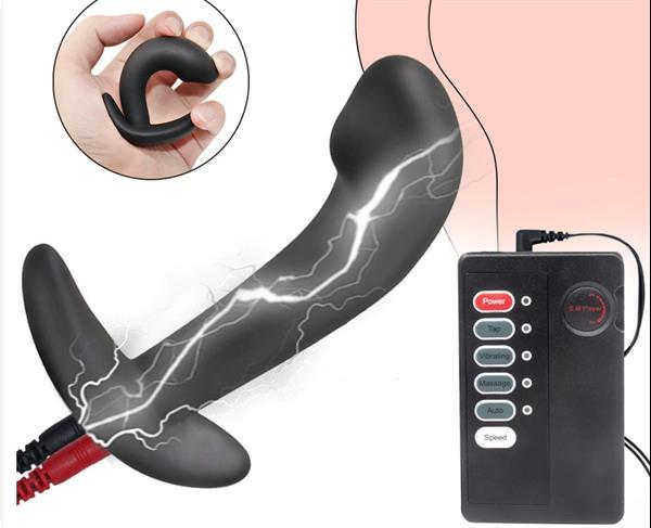 Grote foto electro shock anale plug voor koppels. erotiek electro sex