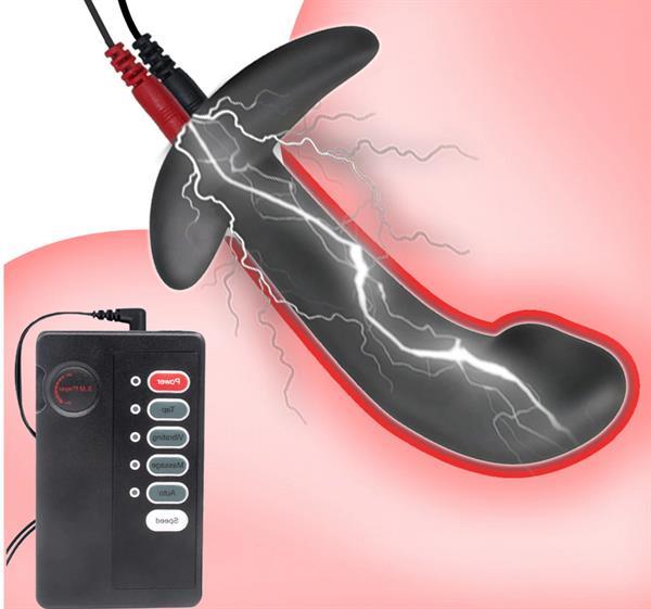 Grote foto electro shock anale plug voor koppels. erotiek electro sex