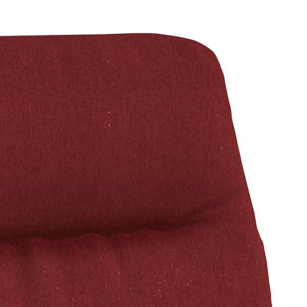 Grote foto vidaxl relaxstoel stof wijnrood huis en inrichting stoelen