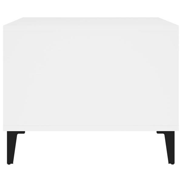 Grote foto vidaxl table basse blanc 60x50x40 cm bois d ing nierie huis en inrichting eettafels