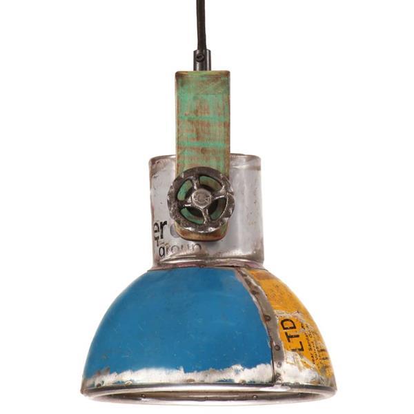 Grote foto vidaxl hanglamp industrieel rond 25 w e27 19 cm meerkleurig huis en inrichting overige