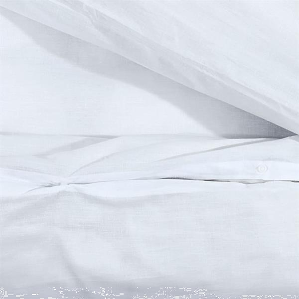 Grote foto vidaxl dekbedovertrekset 155x220 cm katoen wit huis en inrichting bedden
