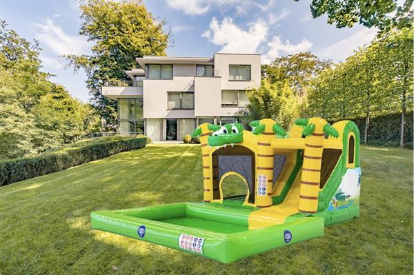 Grote foto nieuwe springkasteel met zwembad te koop kinderen en baby trampolines en springkussens