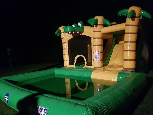 Grote foto nieuwe springkasteel met zwembad te koop kinderen en baby trampolines en springkussens