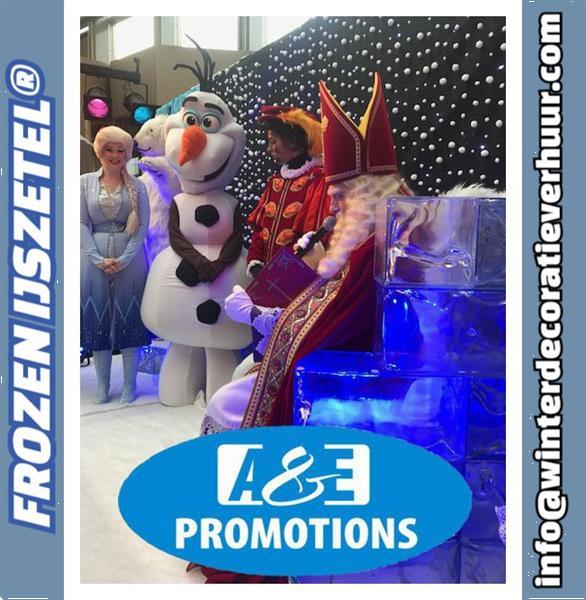 Grote foto elsa ijstroon frozen decoratie brasschaat verhuur diensten en vakmensen kerst